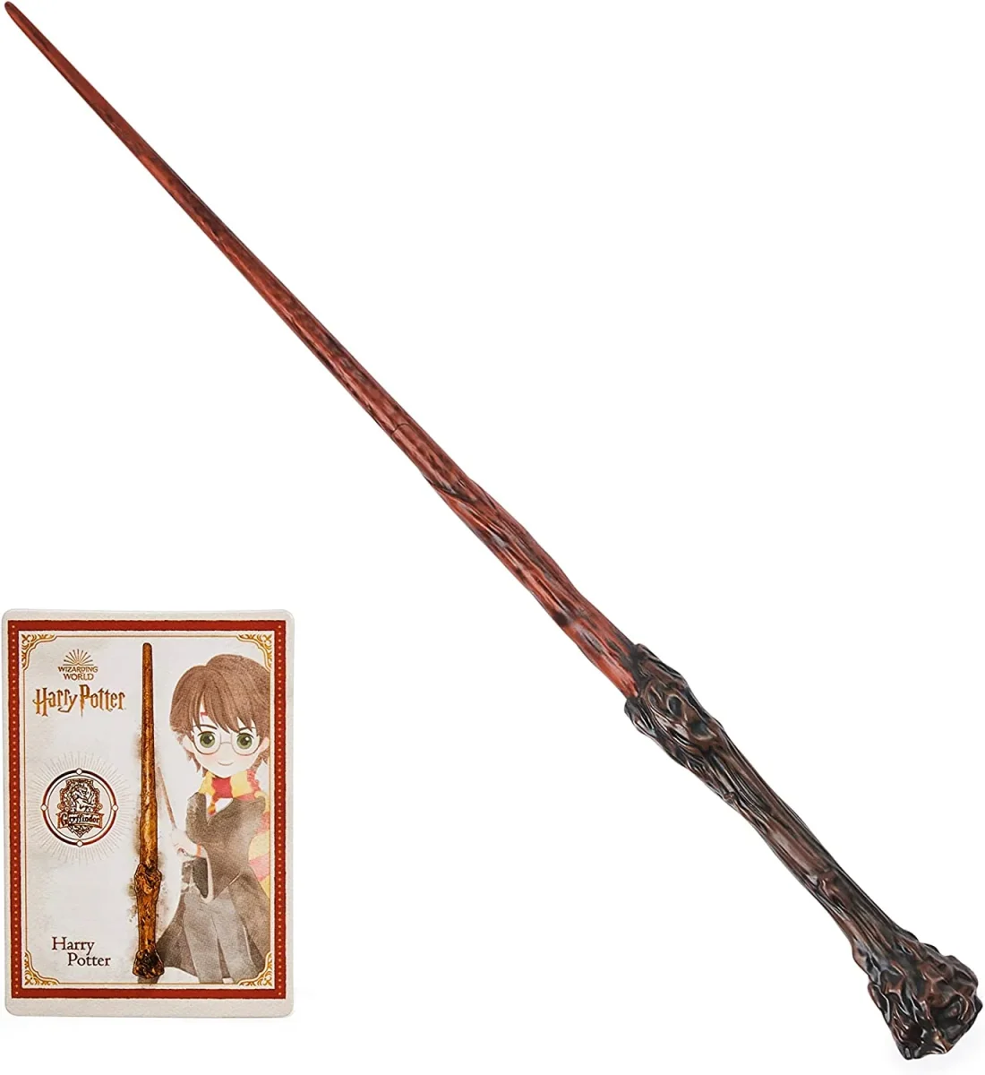 Wizarding World Harry Potter, 12-inch Spellbinding Harry Potter Wand with Collectible Spell Card - Imagen 3