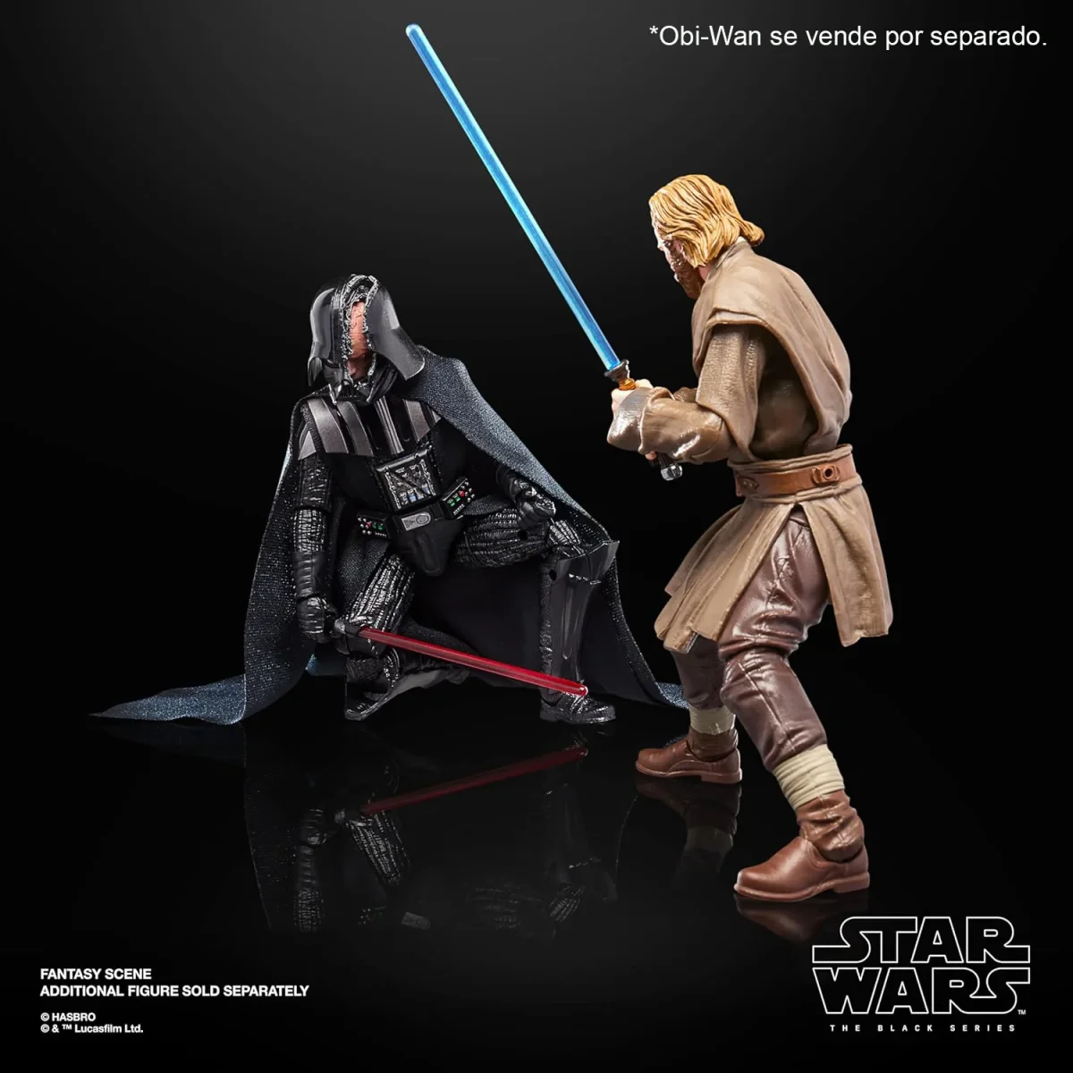 Star Wars The Black Series Darth Vader (Duel’s End), OBI-Wan Kenobi Premium Collectible 6 Inch Action Figure - Imagen 8