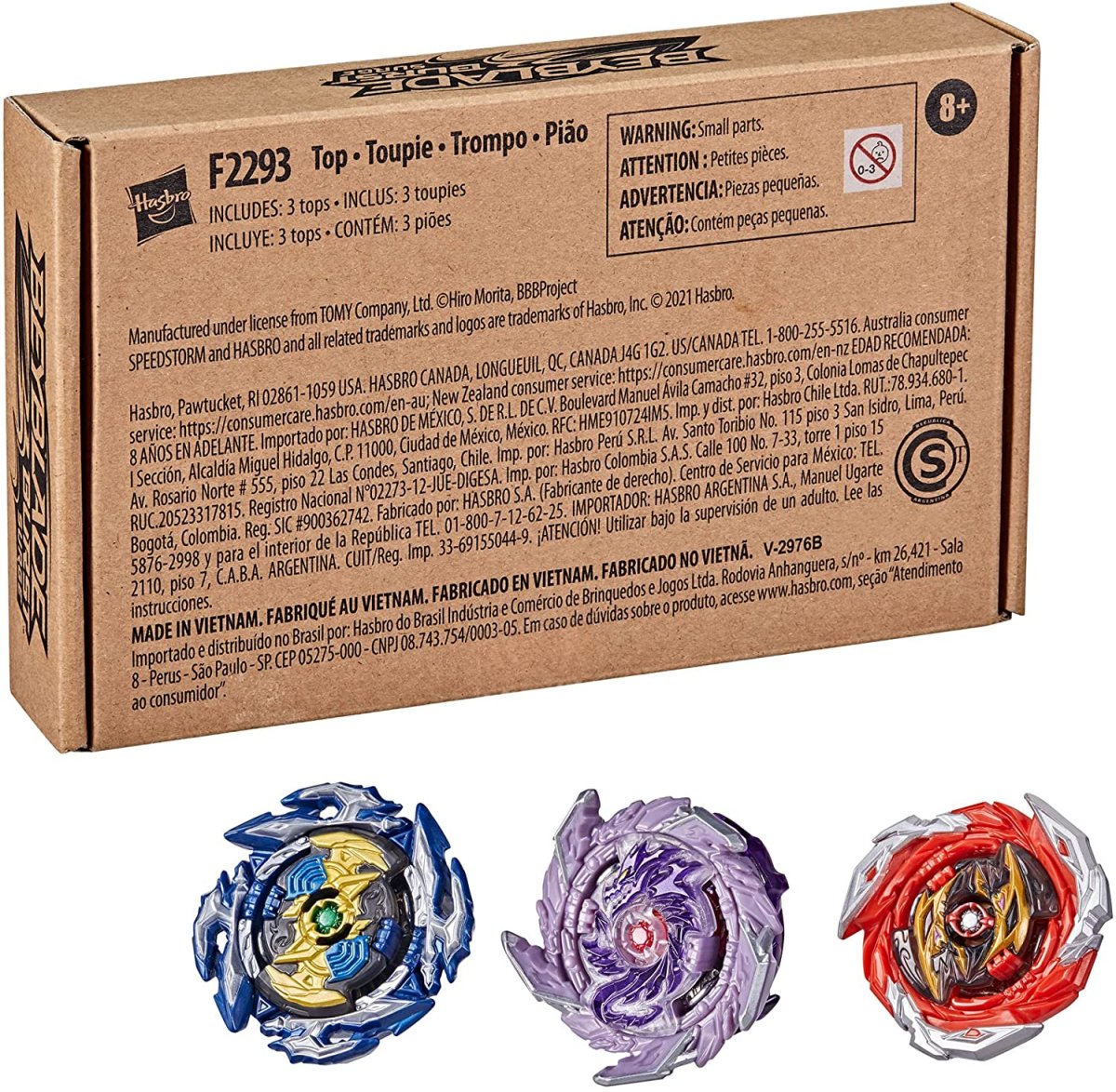 BEYBLADE Burst Surge Speedstorm Thunder Threat 3-Pack - Imagen 4