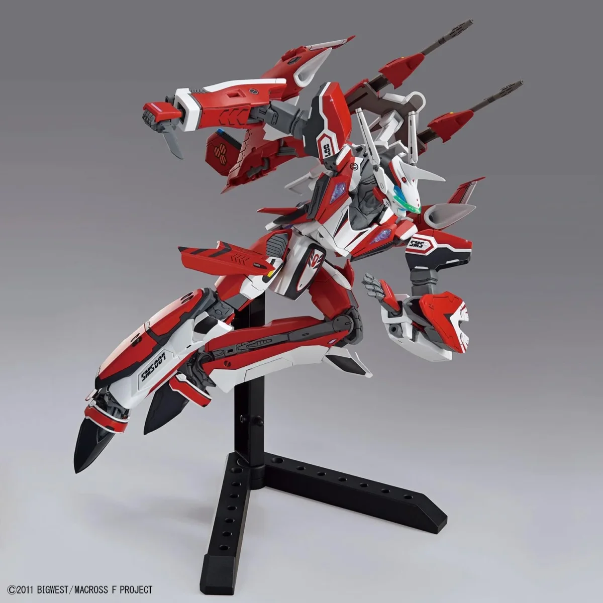 Bandai Hobby - 1/100 HG Macross Frontier - YF-29 Durandal Valkyrie (Alto Saotome Use) Model Kit - Imagen 6