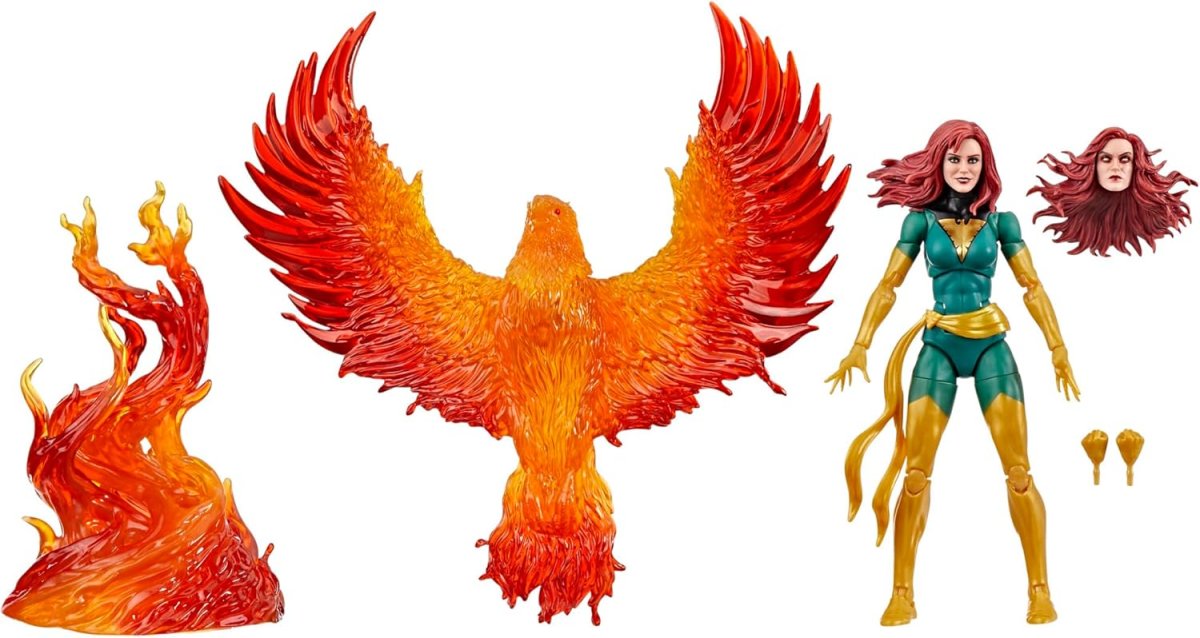 Marvel Legends Series Jean Grey with Phoenix Force Display, Deluxe X-Men Comics Collectible 6-Inch Action Figure - Imagen 3