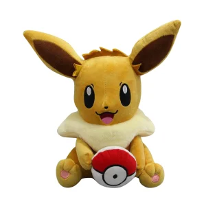 Eevee Eevee con Pokémon de peluche Pokeball (aprox.28 cm)