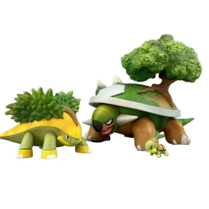 Set de figuras de la serie Evolución de Torterra de Pokémon (aprox. 2 cm-11 cm)