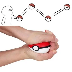 Pokeball, una pelota antiestrés para lanzar, apretar, etc.