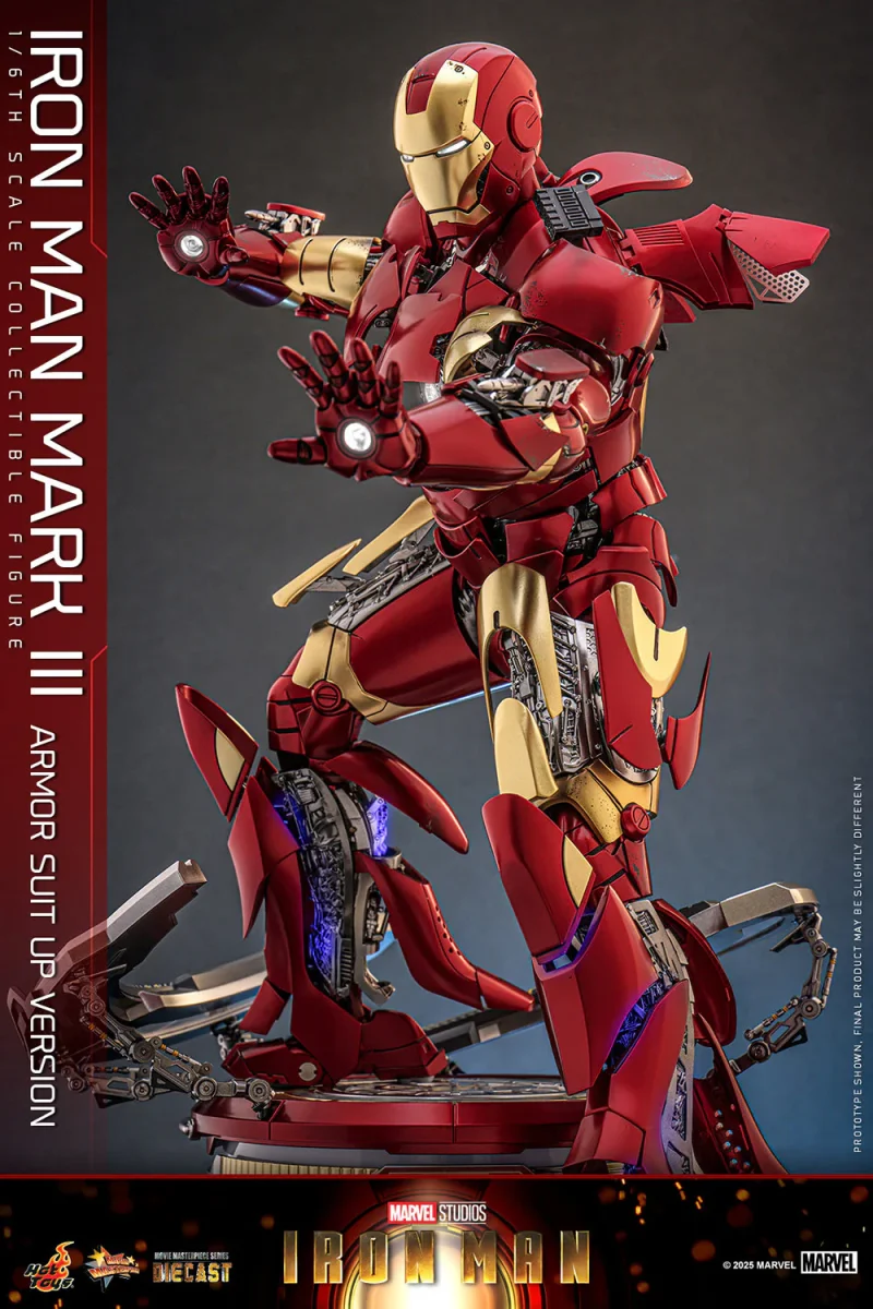 Iron Man Mark III (Armor Suit Up Ver.) Sixth Scale Figure (PRE-ORDER) - Imagen 8