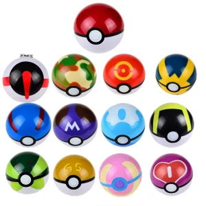 21 piezas Colección Pokeball Masterball (aprox. 7 cm)